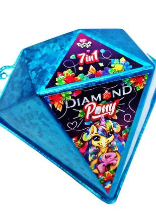 Набор креативного творчества "diamond pony" bps-01-03u укр синий