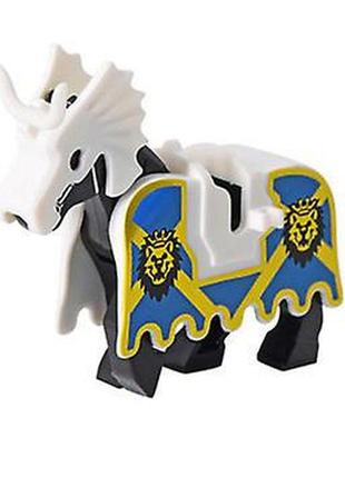 Мини фигурка рыцарский конь лошадь к средневековым рыцарям