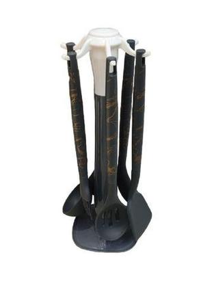 Кухонний набір на підставці 6пр/наб 38см stenson r97560 [склад зберігання: одеса №3]