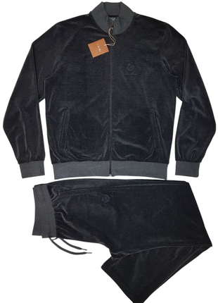 Мужской велюровый спортивный костюм loro piana