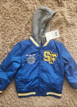 Модна куртка бомбер на хлопця 104