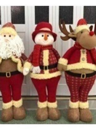 Фігура новорічна "santa&co" 60см stenson m17322 [склад зберігання: одеса №3]