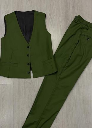 Костюм брюки и жилет xs