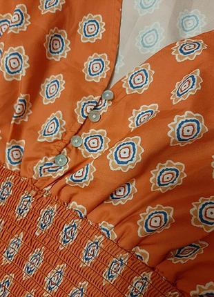 Яркое стильное платье -миди 7