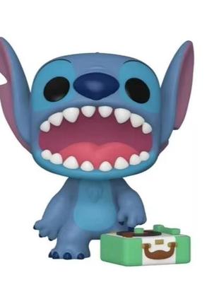 Фігурка фанко поп funko pop disney lilo & stitch with record player стіч з програвачем №1048