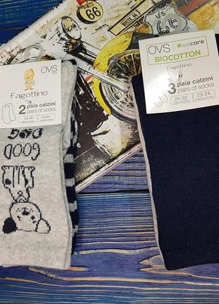 Набор носков для мальчика на 2-3 года ovs