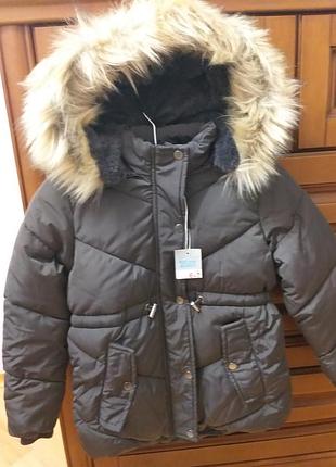 Зимова курточка для дівчинки/6-7р/122ріст