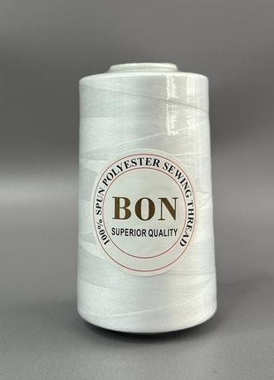 Білі нитки 40/2 швейні (4000 ярд.)