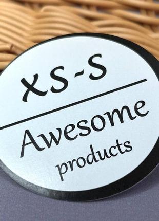 Наклейка-бірка розмірник xs-s - 50 мм біла