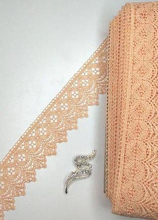 Кружево макраме sindtex 6см (20м) цвет - персик (28-y10494-4)