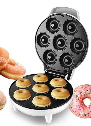 Апарат для випікання пончиків з антипригарним покриттям donut maket n530 1200w white