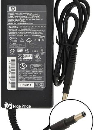 Блок живлення для ноутбука hp 19.5v 4.62a 90w 4.8x1.7 мм + кабель живлення (2091)