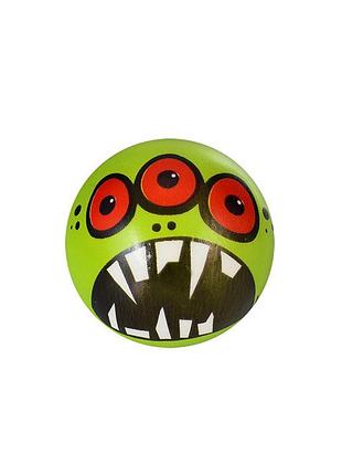 Мяч детский монстрик bambi ms 3438-2 диаметр 7,6 см фомовый зеленый
