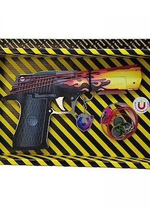 Збірна модель гумостріл "desert eagle blaze" box de-bl