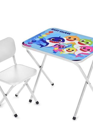 Дитячий столик bambi m 5960-1 (зі стільчиком, складний) [склад зберігання: одеса №2]