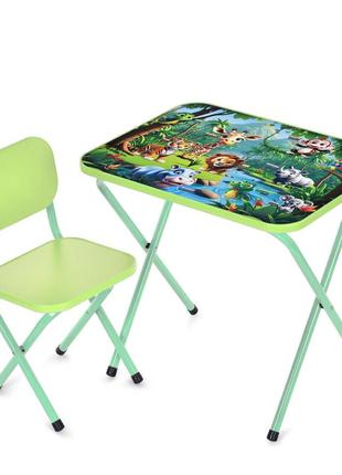 Дитячий столик bambi m 5970-5 (зі стільчиком, складний) [склад зберігання: одеса №2]