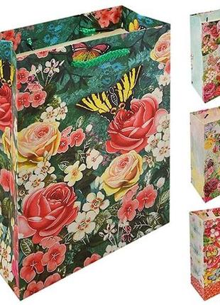 Пакет подарунковий паперовий s "butterfly2" 18*23*8см stenson (tl00053-s) [склад зберігання: одеса №3]