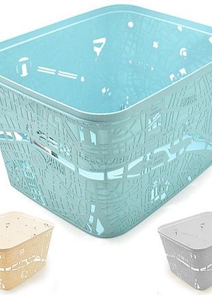 Корзина з ручками xl 35*30.5*22.2см stenson (30519xl) [склад зберігання: одеса №3]