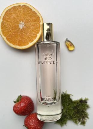 Парфюм zara red temptation winter 80 ml eau de parfum бакарат 80 ml новые упакованные