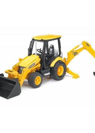 Модель bruder дорожный погрузчик с экскаватором jcb midi cx 1:16 (02427)