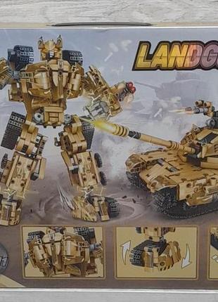 Конструктор 2 в 1 "трансформер", 4 види, 2 варіанти збірки, в коробці