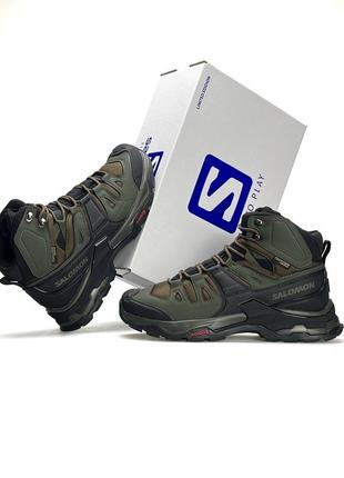 Чоловічі кросівки salomon quest 4 gtx khaki fur
