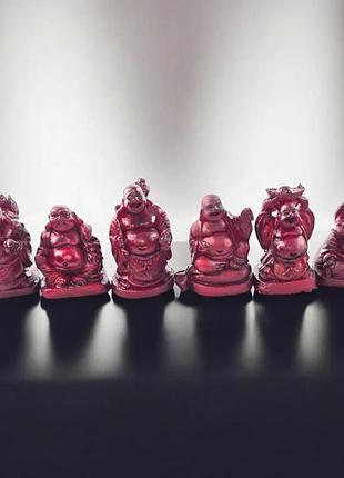 Хотеи каменная крошка набор (6шт) коричневые