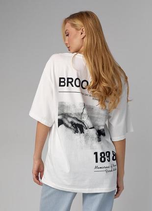 Жіноча футболка з принтом brooklyn