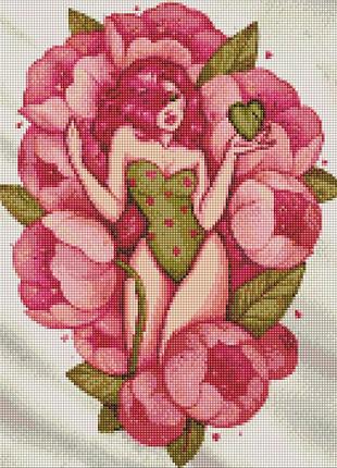 Алмазная мозаика "нежность весны" amo7615 40х50 см