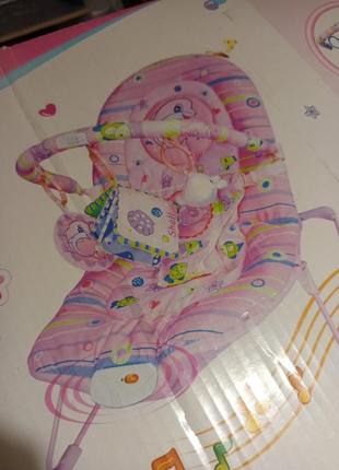 Шезлонг-качалка дитячі з музикою
