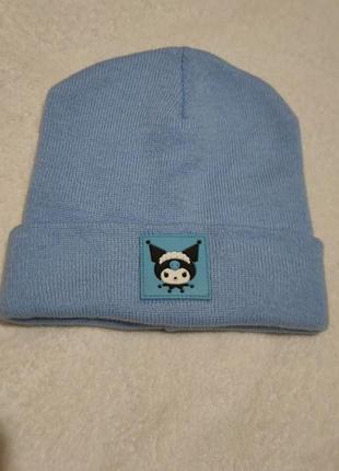 Шапка на девочку, женская мальчика унисекс kuromi
