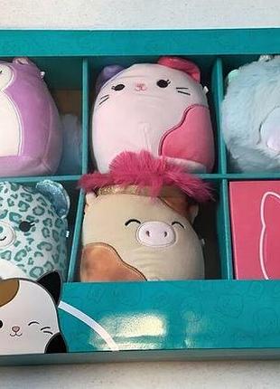 Набор мягких игрушек squishmallows squishville original 6 шт