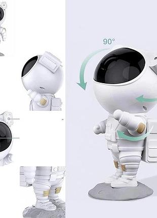 Лазерный ночник-проектор звездного неба "астронавт" c bluetooth и колонкой art 9536 (24)