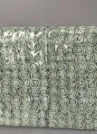 Трояндочки з фоамірану (144шт) серые