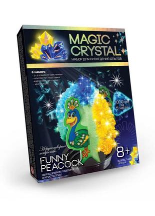 Детский набор для проведения опытов "magic crystal" omc-01 безопасный забавныйпавлин
