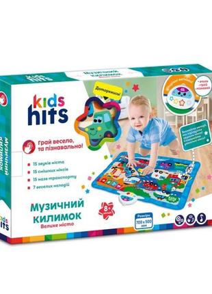 Коврик развивающий "большой город" kh04-004 звуки животных, стихи