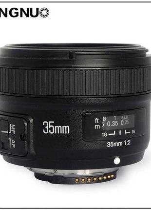 Об'єктив yongnuo yn35mm 35 mm f/2.0n для nikon