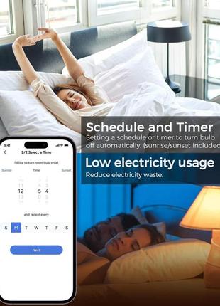 Лампочка кольорова refoss wi-fi