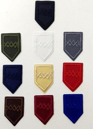 Набор термонаклеек ромбик-10шт микс, 2х3см