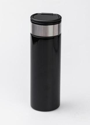 Термос с датчиком температуры 530 мл черный