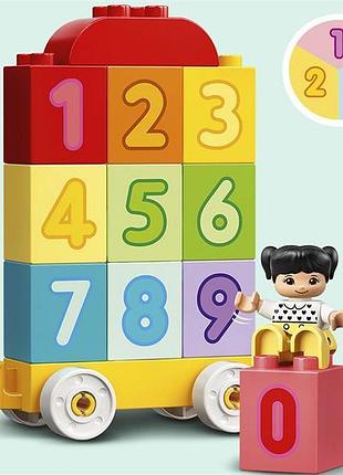 Конструктор lego duplo creative play поезд с цифрами учимся считать 23 детали (10954) 2