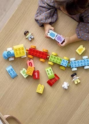 Конструктор lego duplo creative play поезд с цифрами учимся считать 23 детали (10954) 3