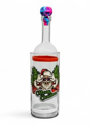 Водний скляной santa