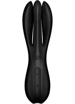 Кліторальний вібратор satisfyer threesome 2 black 5