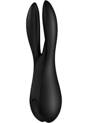Кліторальний вібратор satisfyer threesome 2 black 4