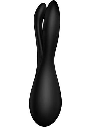 Кліторальний вібратор satisfyer threesome 2 black 3