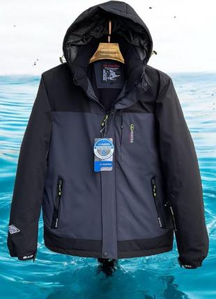 Куртка зимняя audsa мужская термо m-xxxl  , серый,l