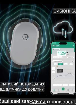 Сенсор sibionics для цілодобового, безперервного вимірювання рівня цукру для iphone/android