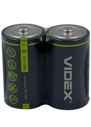Батарейка alkaline videx lr20 (d)