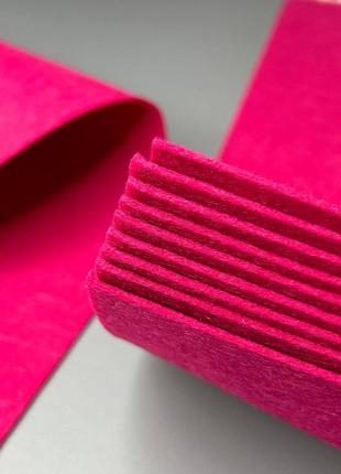2 мм - фетр плотный, 40х60 см, цвет - малиновый 31